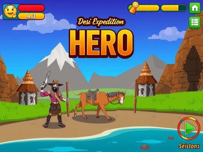 Desi Expedition Hero gameplay showing combat with mythical creatures Desi Expedition Hero Gameplay